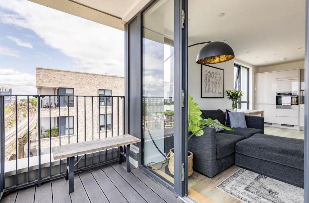לונדון Modern 1 Bed L City Views L Work Space מראה חיצוני תמונה