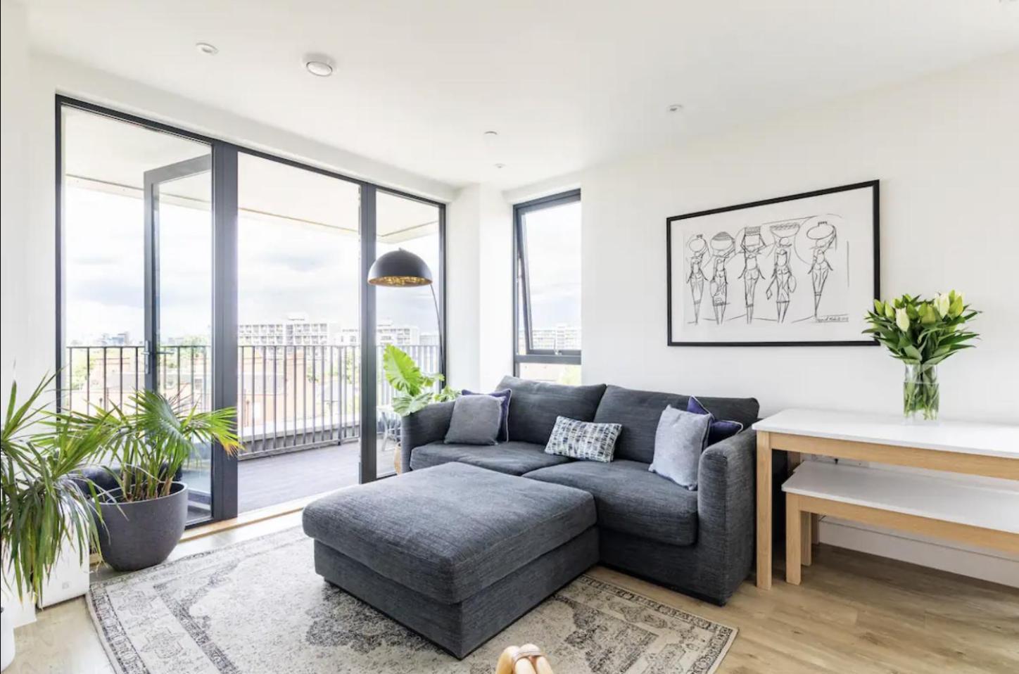 לונדון Modern 1 Bed L City Views L Work Space מראה חיצוני תמונה